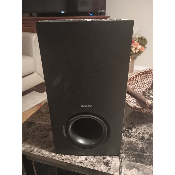 Sony Subwoofer Only SS-WS103 For Home Theater System, Impedance 3 Ohms, In Black - Picture 1 of 3